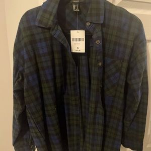 Oversized flannel/ shacket
